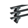 Rhino Rack JC-05310 Sportz RLTF Black 3 Bar Roof Rack for Mercedes Benz Sprinter NCV3 4dr MWB Low Roof with Factory Mounting Point (2006 to 2018) - Factory Point Mount