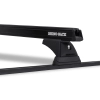 Rhino Rack JB0832 - Heavy Duty RCH Trackmount Black 2 Bar Roof Rack for SSANGYONG Musso 4dr 4dr Ute from 2004