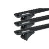 Rhino Rack JC-04921 Sportz RCH Black 3 Bar Roof Rack for Nissan Patrol Y62 5dr SUV with Bare Roof (2012 onwards) - Factory Point Mount