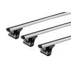 CRUZ Cargo Silver 3 Bar Roof Rack for Iveco Daily L2H2 (III) MWB Mid Roof with Factory Mounting Point (2000 to 2014) - Factory Point Mount