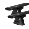 Yakima JetStream BaseLine Black 2 Bar Roof Rack for Tesla Model 3 4dr Sedan with Bare Roof (2007 onwards) - Clamp Mount