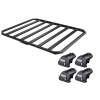 Thule 7104 Caprock Long-Bed Platform for Honda FR-V 5dr Hatch with Raised Roof Rail (2004 to 2011) - Raised Rail Mount