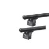 Thule 753 SquareBar Evo Black 2 Bar Roof Rack