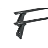 Rhino Rack JC-05042 Sportz RL280 Black 2 Bar Roof Rack for Nissan Patrol GQ 5dr SUV with Rain Gutter (1988 to 1997) - Gutter Mount