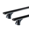 CRUZ Airo Dark T Roof Rack for TATA Telcoline 4dr Ute with Bare Roof (2006 to 2007)