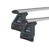 Rhino Rack JA2812 Vortex RL150 Silver 2 Bar Roof Rack for MAHINDRA Pikup 4dr Ute with Rain Gutter (2007 onwards)
