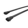 Prorack Standard Rail Bar Black 2 Bar Roof Rack for VOLVO V50 5dr Wagon with Raised Roof Rail (2003 to 2007)