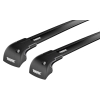 Thule 9593 WingBar Edge Rapid System Black 2 Bar Roof Rack for Jaguar E-Pace 5dr SUV with Flush Roof Rail (2016 onwards) - Flush Rail Mount