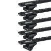 Rhino Rack JC-05083 Sportz RLTP Black 5 Bar Roof Rack for Renault Master X62 4dr LWB High Roof with Factory Mounting Point (2011 onwards) - Factory Point Mount