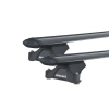 Rhino Rack JA1931 Vortex RLTP Black 2 Bar Roof Rack for PORSCHE Cayenne 5dr SUV with Factory Fitted Track (2003 to 2010)