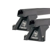 Rhino Rack JA0530 Heavy Duty RLTF Black 2 Bar Roof Rack for FORD Escape 5dr SUV with Factory Fitted Track (2001 to 2012)