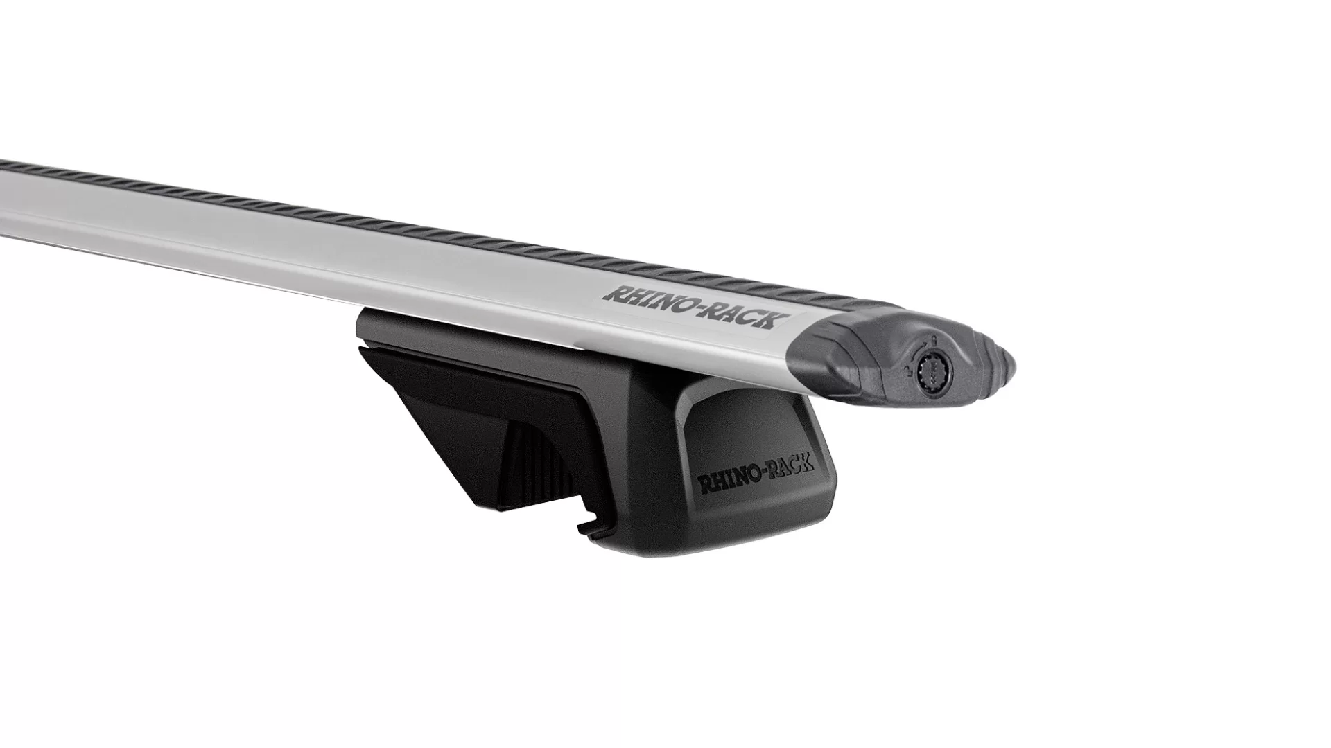 Rhino Rack JC-01549 Vortex RX Silver 2 Bar Roof Rack for Lexus LX470 5dr SUV with Raised Roof Rail (1998 to 2007) - Raised Rail Mount