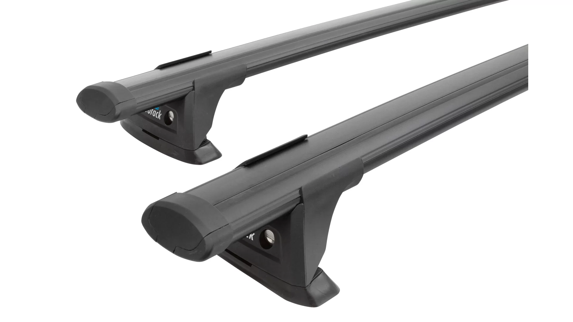 Prorack Aero Through Black 2 Bar Roof Rack for LADA Samara 3dr SUV with Rain Gutter (1984 to 2004)