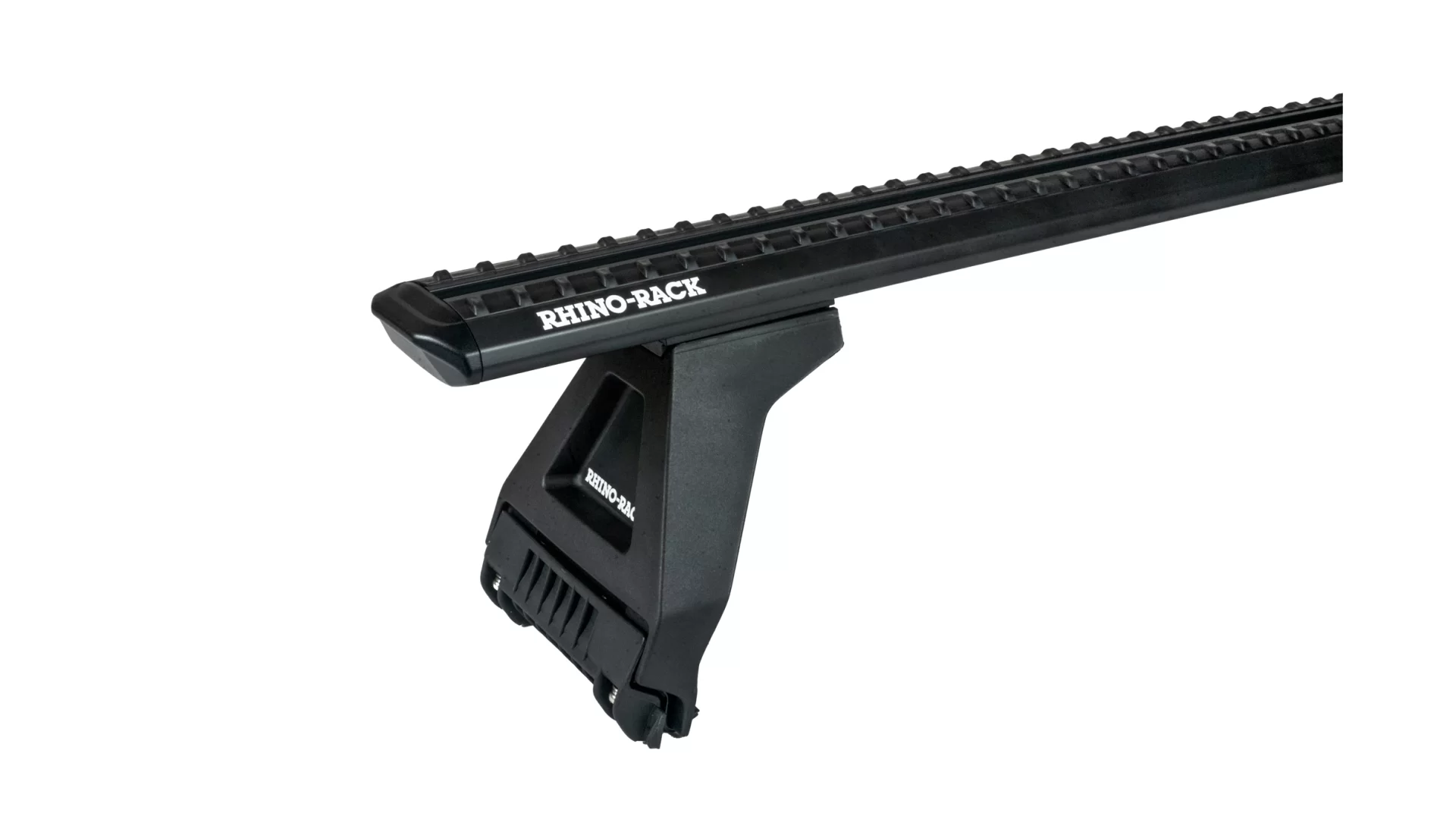 Rhino Rack JC-05026 Sportz RL150 Black 1 Bar Roof Rack for Mahindra Pikup 2dr Ute with Rain Gutter (2007 to 2016) - Gutter Mount