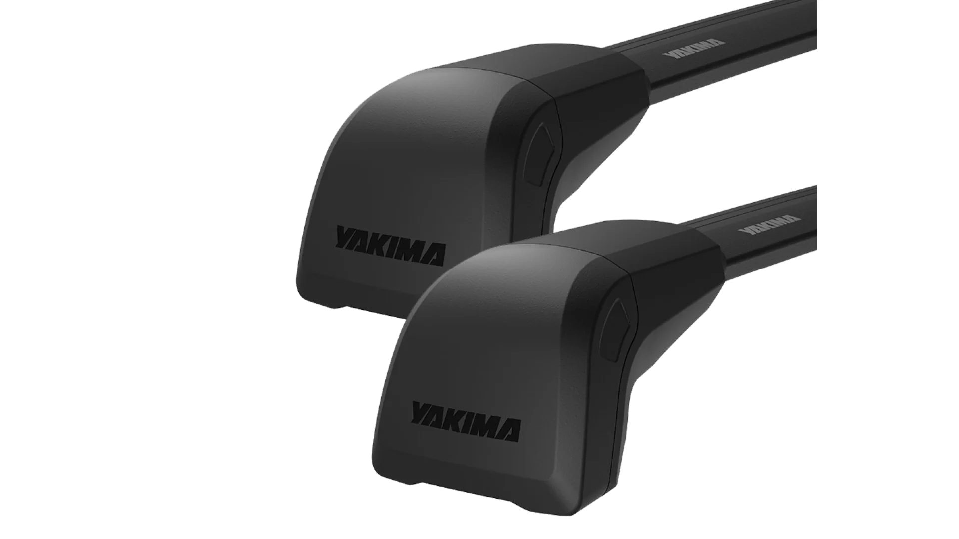 Yakima JetStream FX BaseLine Black 2 Bar Roof Rack for GMC Sierra 2500HD Double Cab 4dr Ute with Bare Roof (2019 onwards) - Clamp Mount