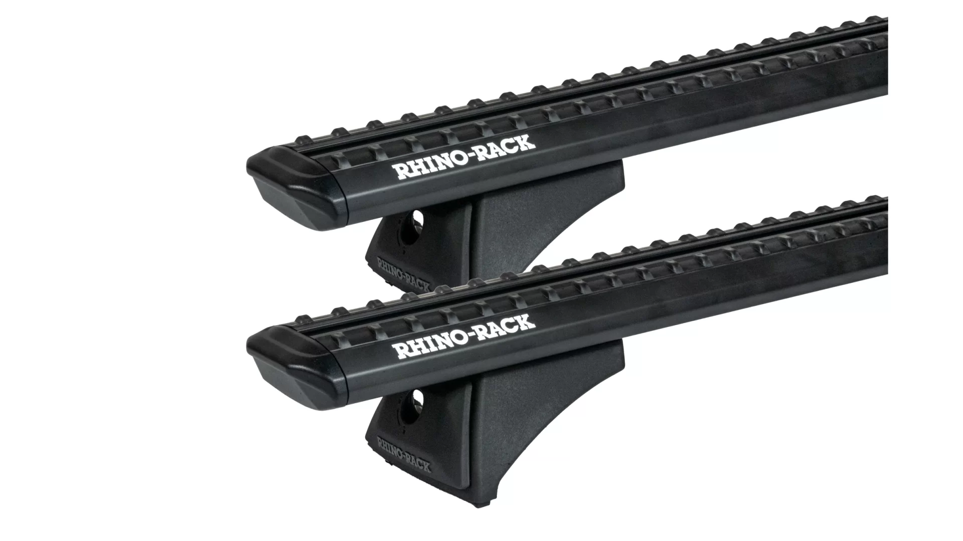 Rhino Rack JC-03796 Sportz RCH Black 2 Bar Roof Rack RCH suits Toyota Hilux N80 (Rogue) 4dr Ute with Bare Roof (2021 onwards) - Tub Track Mount
