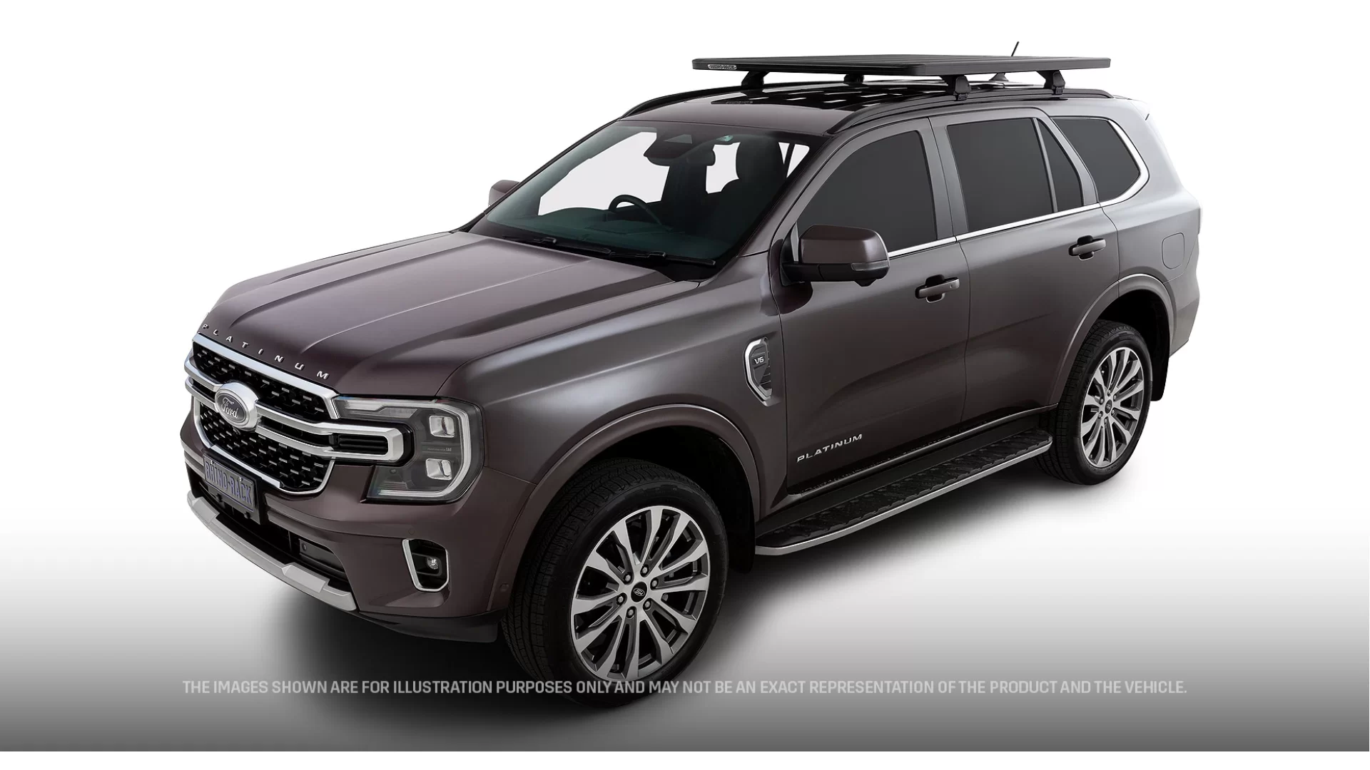Rhino Rack JC-01944 Pioneer 6 Platform (1500mm x 1240mm) with RX200 Legs for Ford Everest U704 5dr SUV with Flush Roof Rail (2022 onwards) - Flush Rail Mount