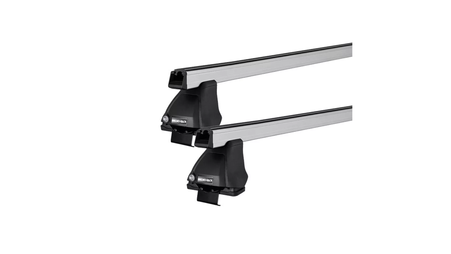 Rhino Rack JA3096 Heavy Duty 2500 Silver 2 Bar Roof Rack for CHEVROLET Silverado 4dr Ute with Bare Roof (2007 to 2013)