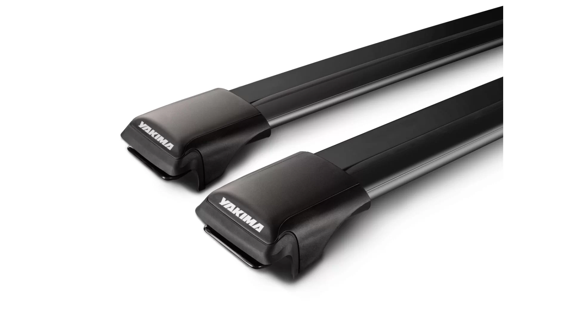 Yakima Aero RailBar Black 2 Bar Roof Rack for Great Wall Cannon 4dr Ute with Raised Roof Rail (2020 onwards) - Raised Rail Mount