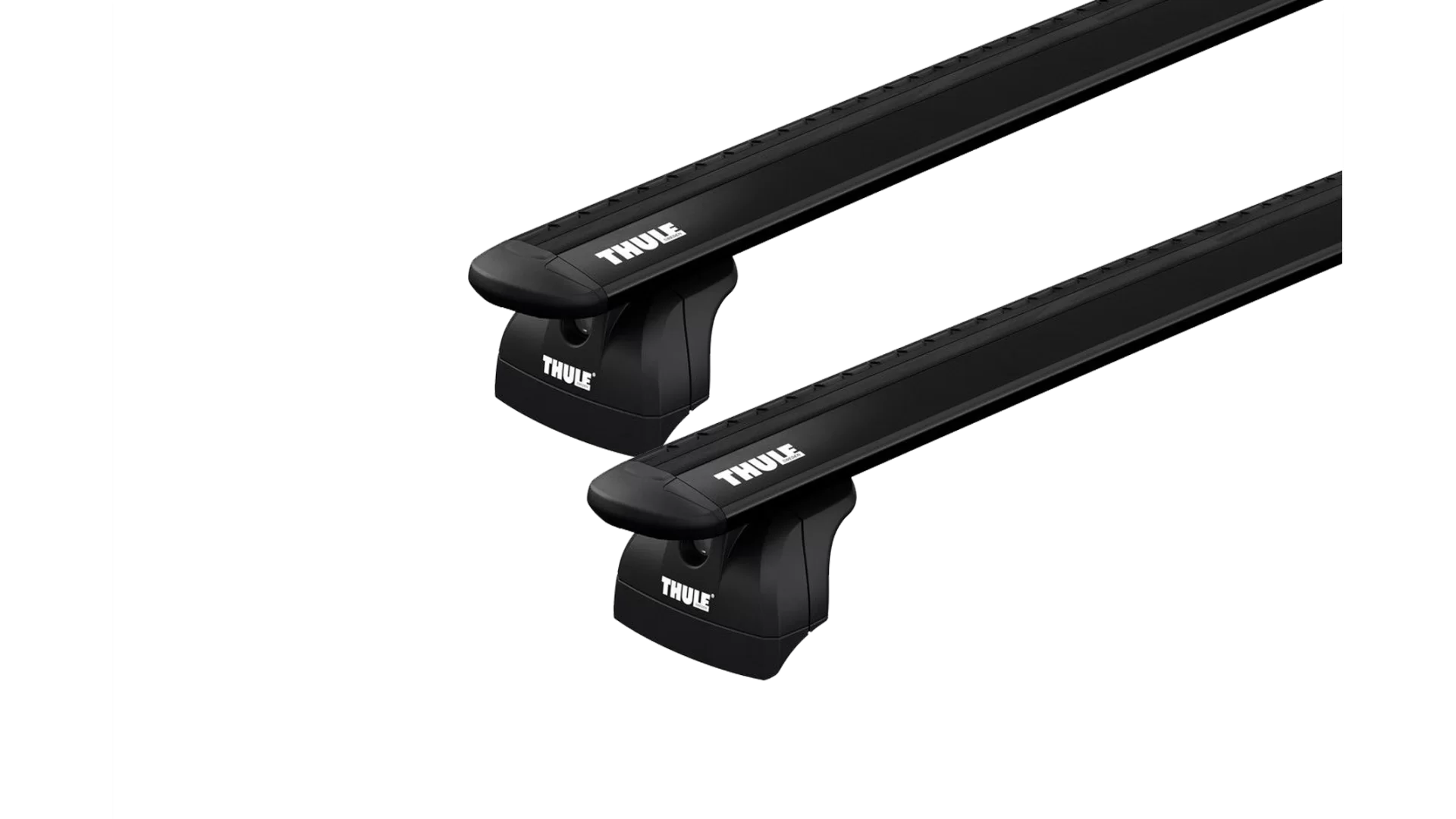 Thule 753 WingBar Evo Black 2 Bar Roof Rack for Proton X70 5dr SUV with Flush Roof Rail (2018 onwards) - Flush Rail Mount