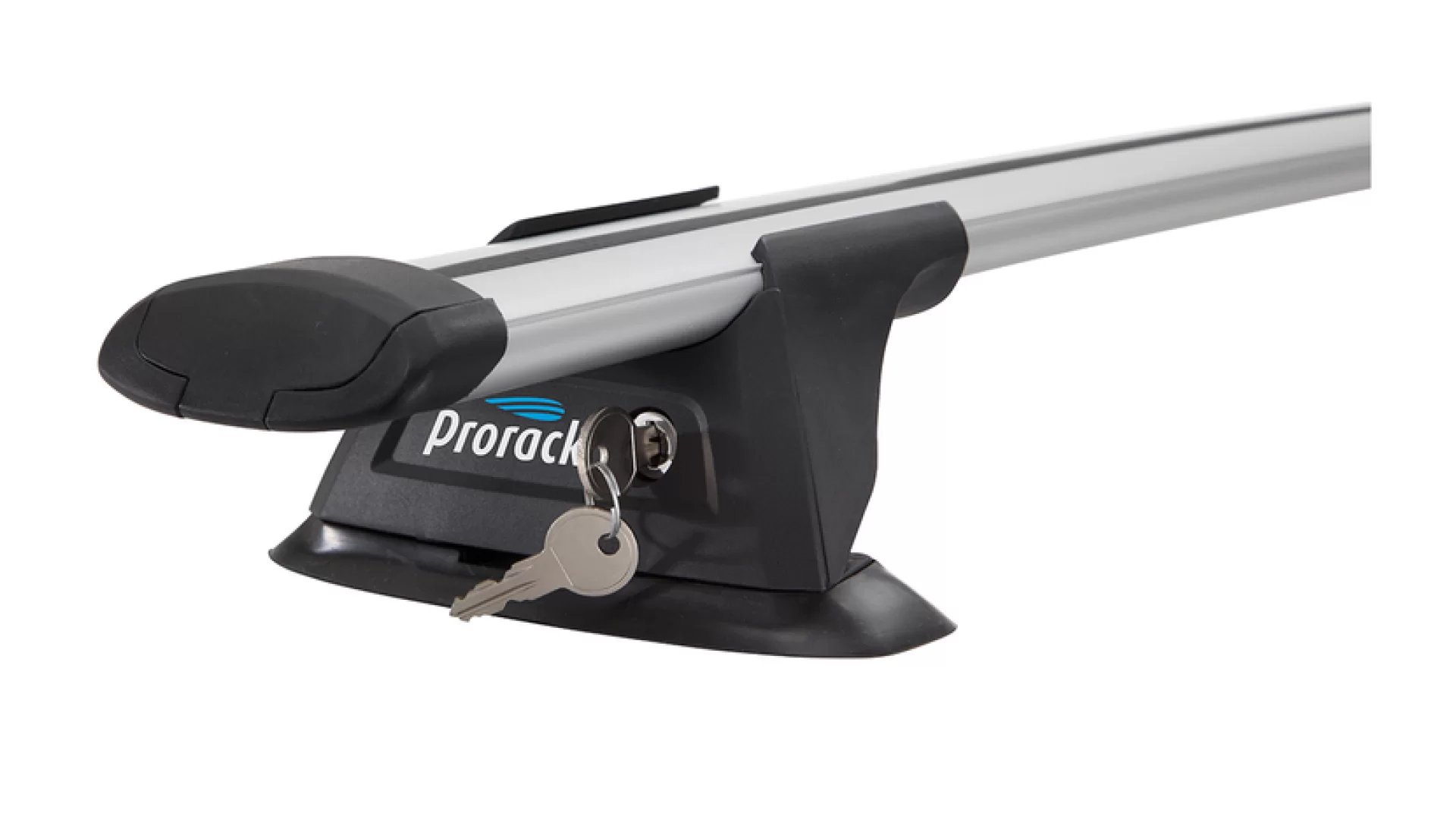 Prorack Aero Through Silver 3 Bar Roof Rack for VOLKSWAGEN Caddy Maxi 5dr Van with Factory Mounting Point (2015 to 2021)