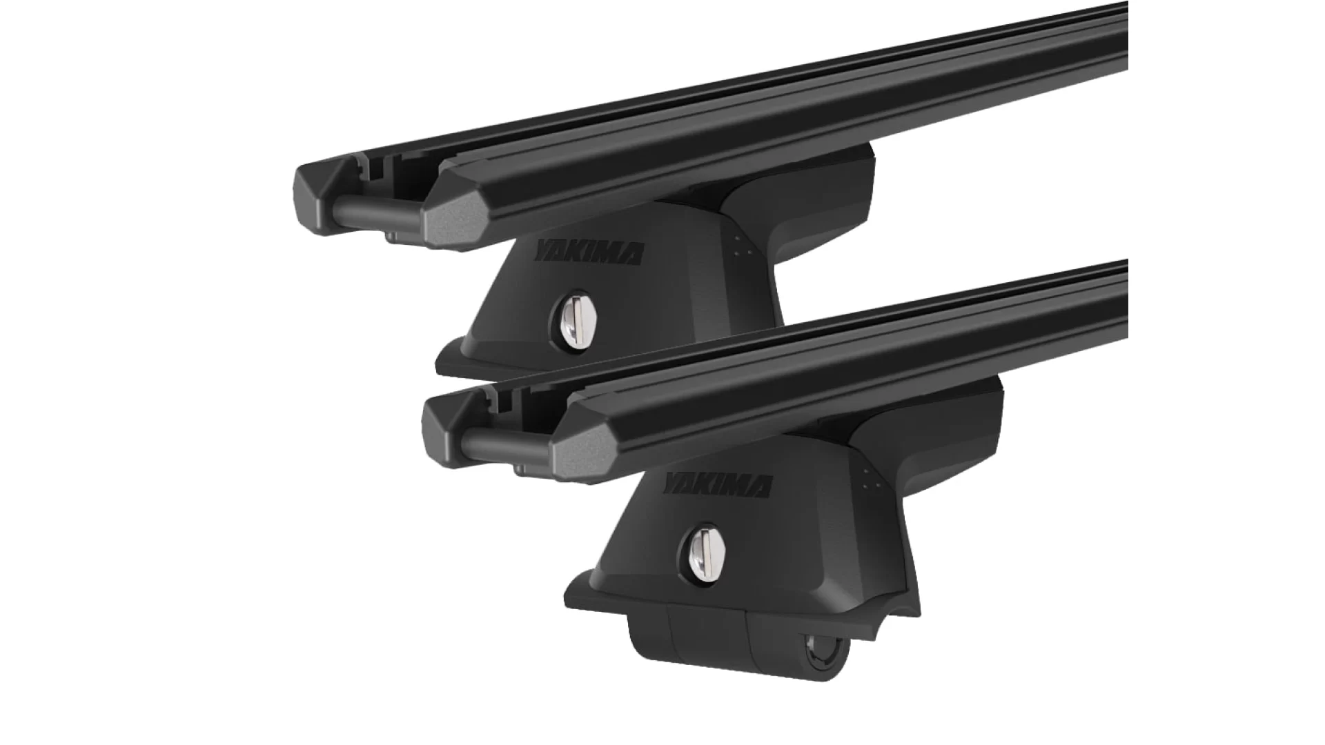 Yakima TrimHD Thru bar Black 2 Bar Roof Rack for LDV D90 5dr SUV with Factory Mounting Point (2017 onwards)
