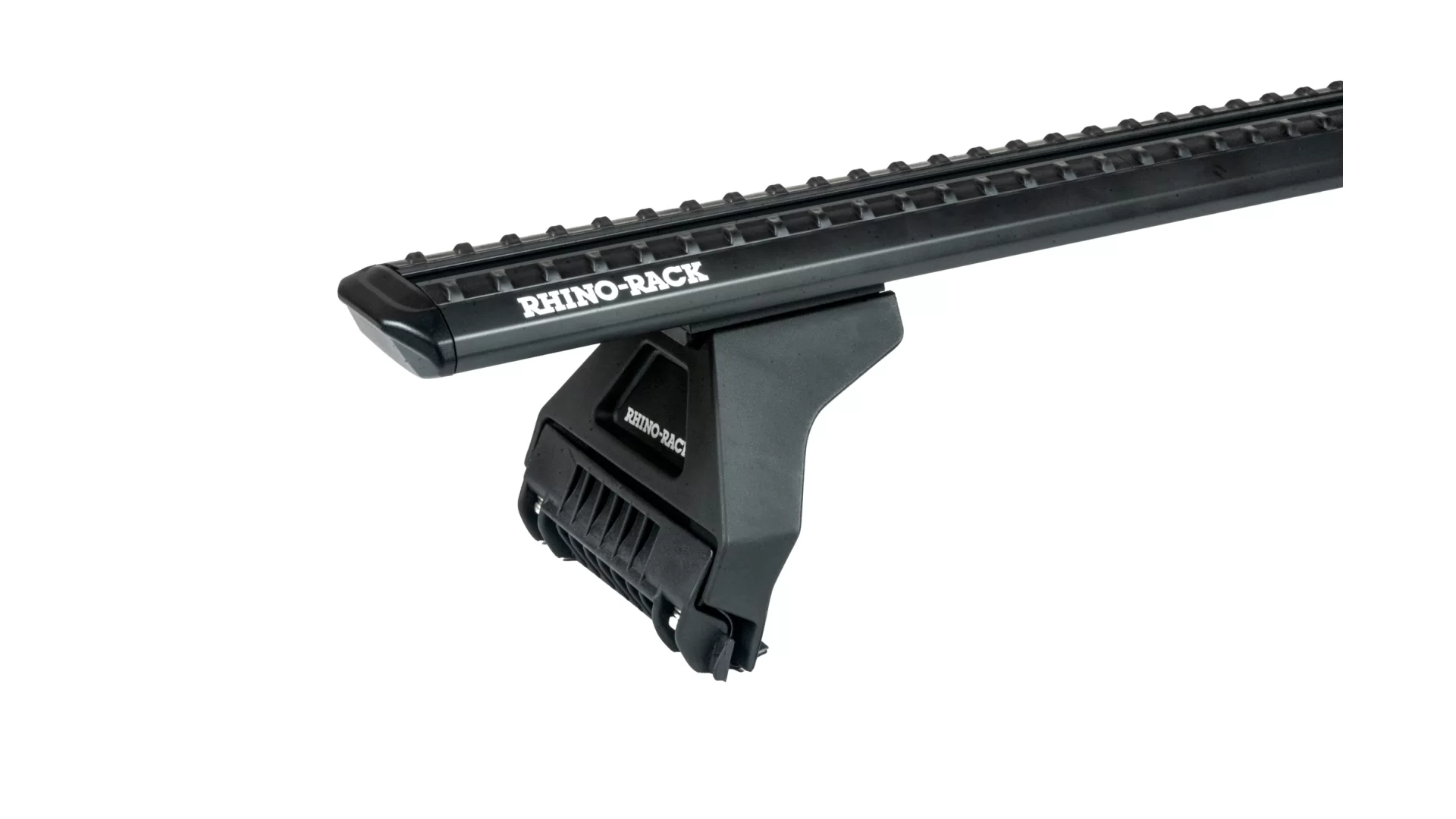 Rhino Rack JC-04098 Sportz RL110 Black 1 Bar Roof Rack for Holden Commodore VG-VS 2dr Ute with Bare Roof (1990 to 2000) - Gutter Mount