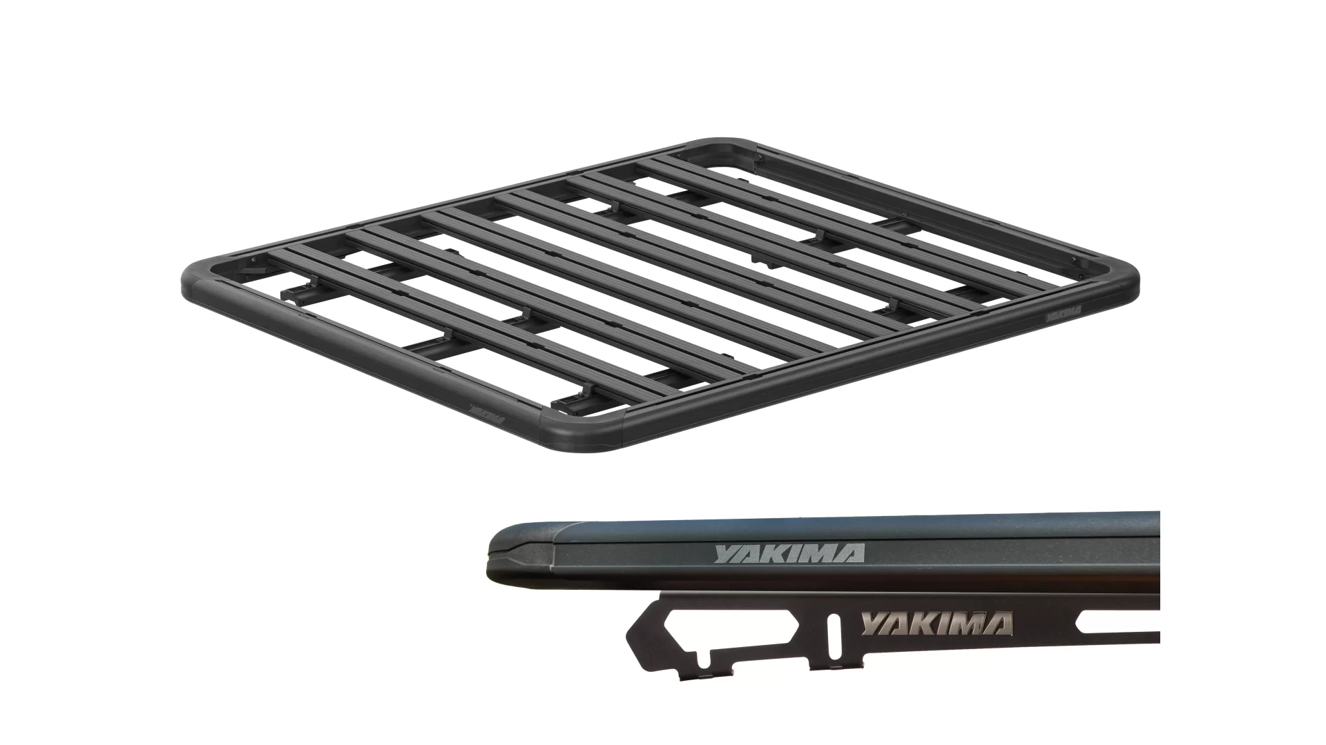 Yakima LockNLoad Platform A (1240 X 1530mm) with RuggedLine spine attachment for Isuzu D-Max LS-M/LS-U/SX 4dr Ute with Bare Roof (2012 to 2020) - Factory Point Mount