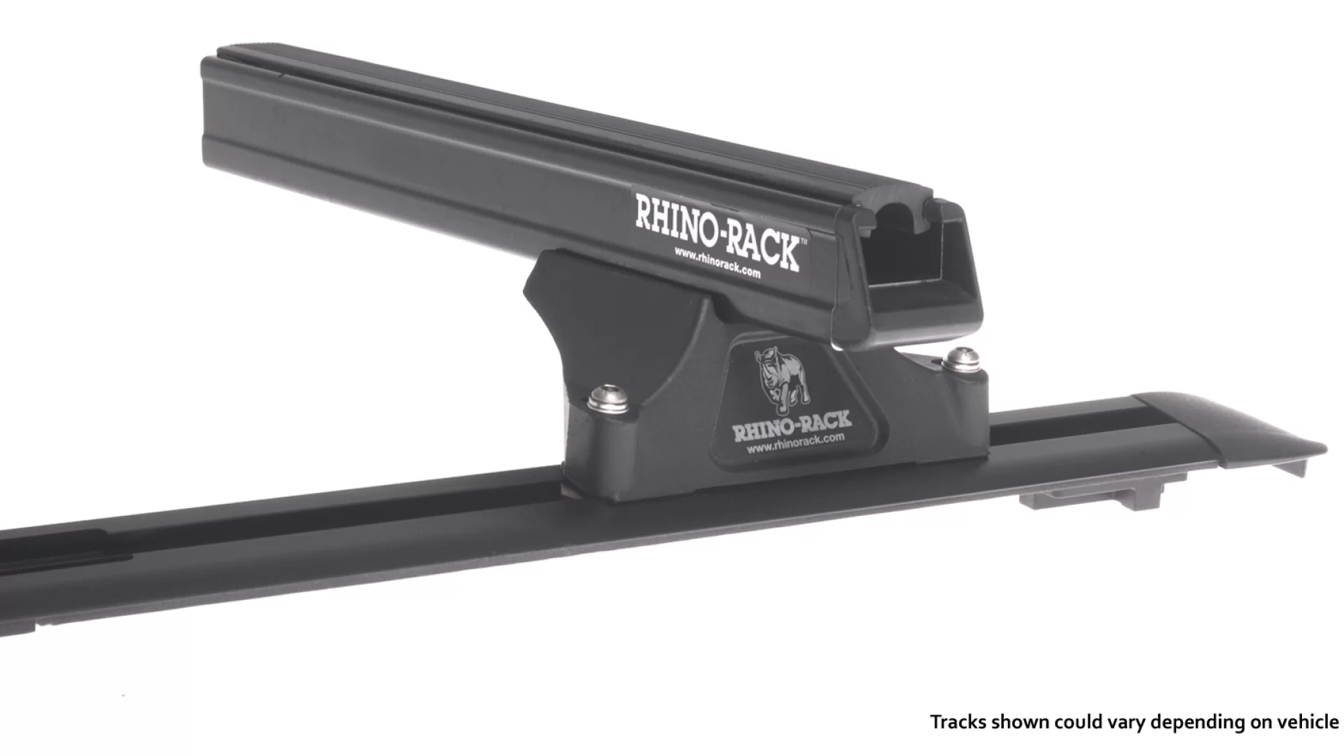 Rhino Rack JA0955 - Heavy Duty RLTP Black 1 Bar Roof Rack for HINO 300 Series 2dr 2dr Wide Cab from 2001