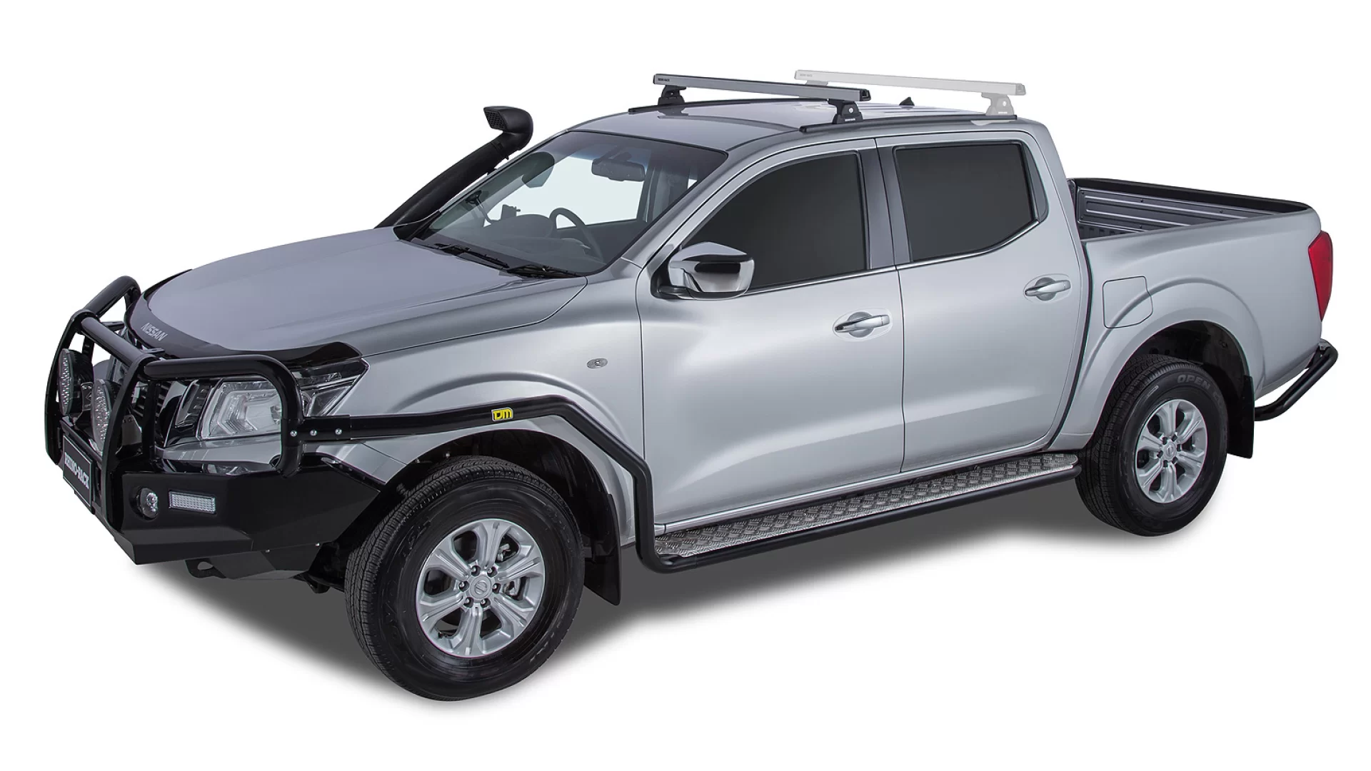 Heavy Duty RLT600 Silver 1 Bar Roof Rack | Rhino-Rack