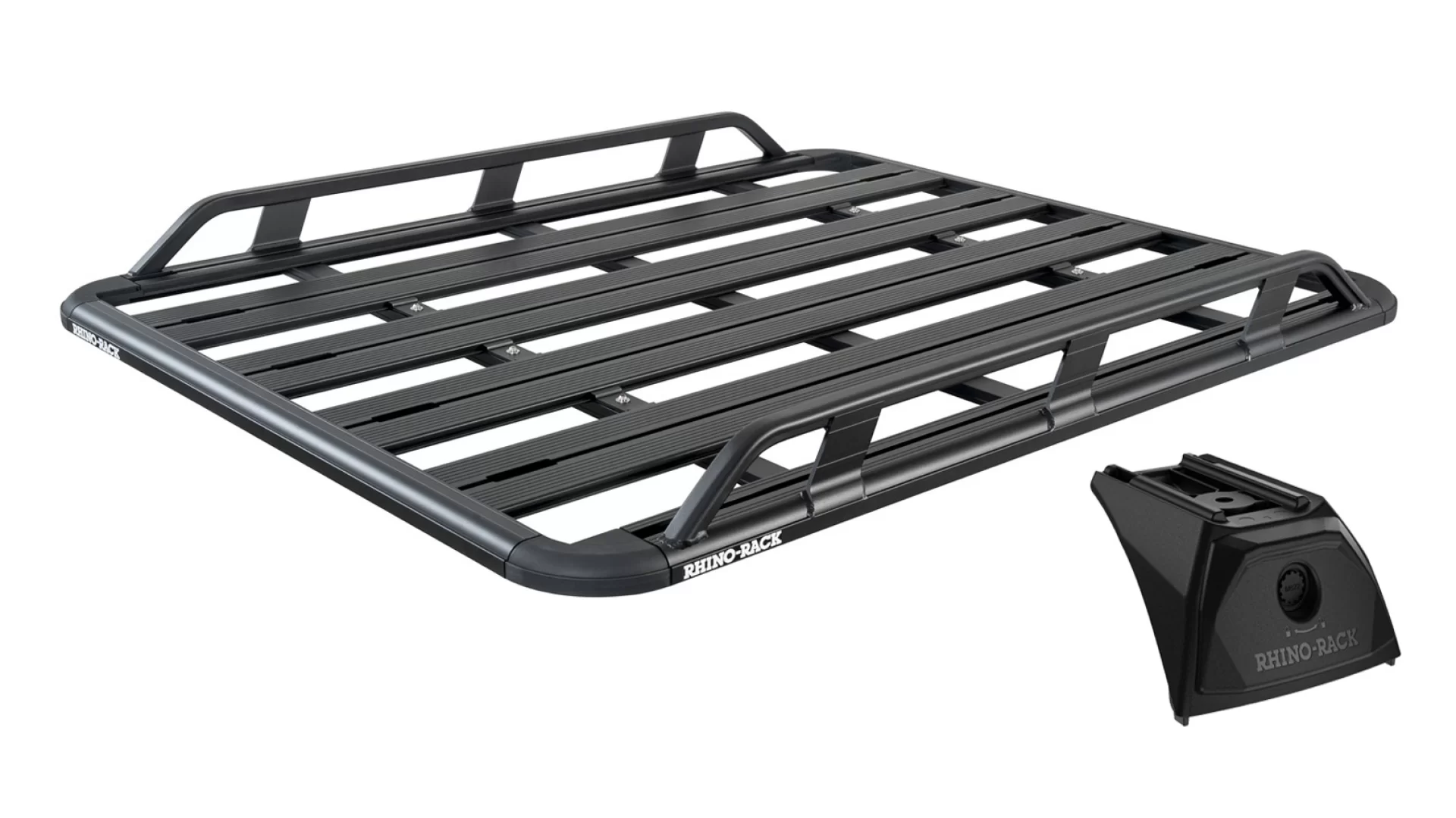 Rhino Rack JC-02718 Pioneer Tradie (1328mm x 1376mm) for Infiniti QX80 Z62 5dr SUV with Raised Roof Rail (2014 to 2019) - Factory Point Mount