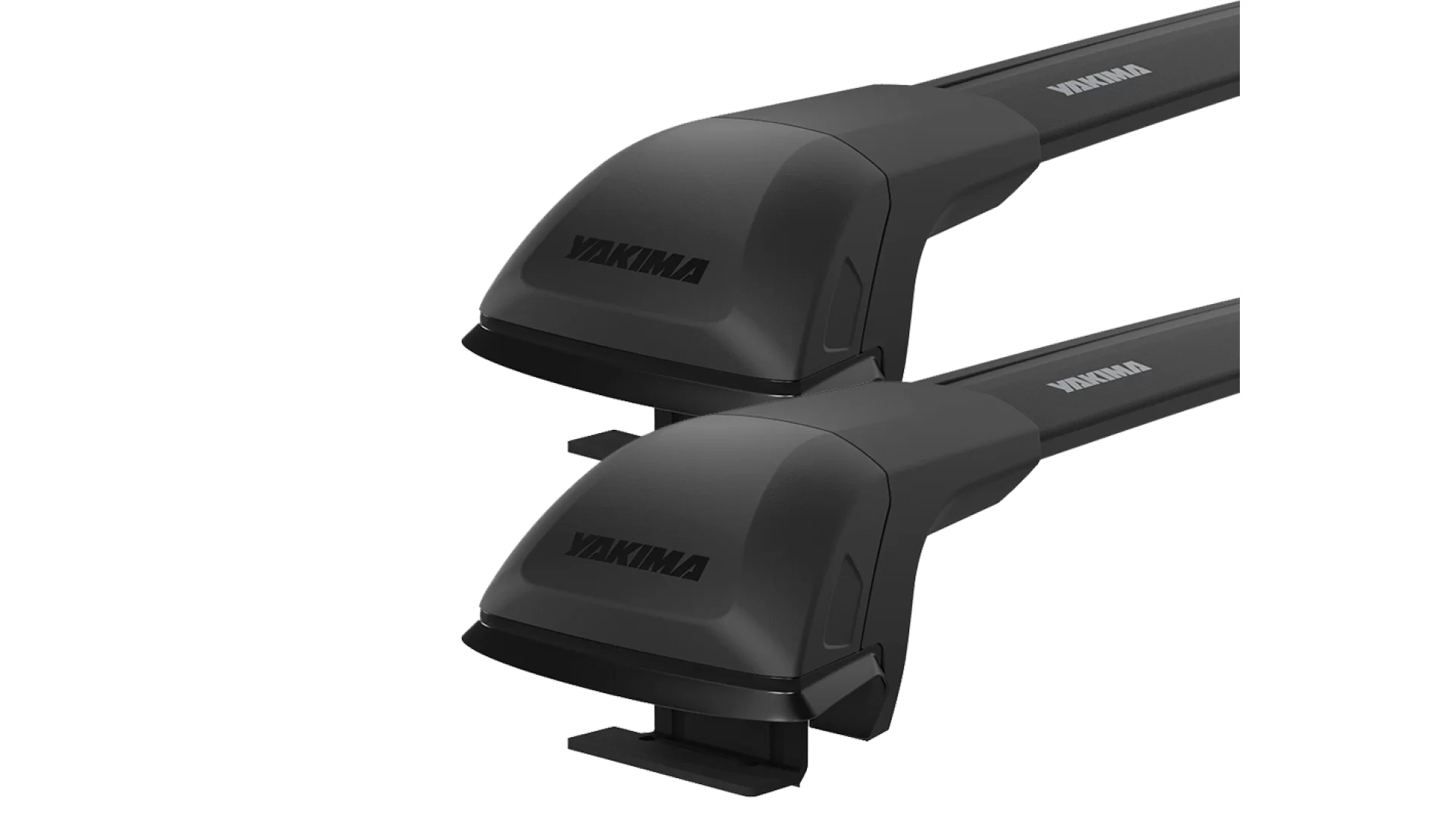 Yakima JetStream FX TimberLine Black 2 Bar Roof Rack for Audi A4 Allroad 5dr Wagon with Raised Roof Rail (2019 onwards) - Raised Rail Mount