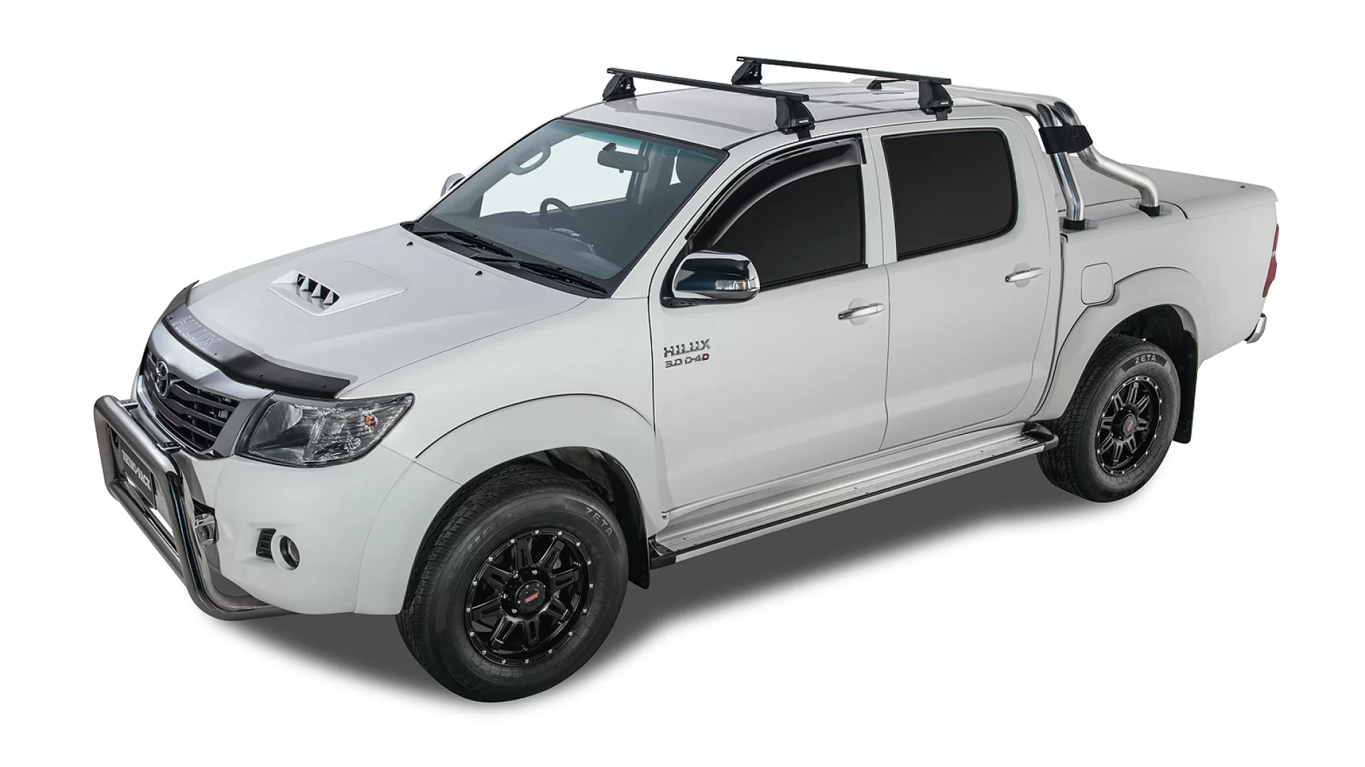 Euro 2500 Black 2 Bar Roof Rack | Rhino-Rack
