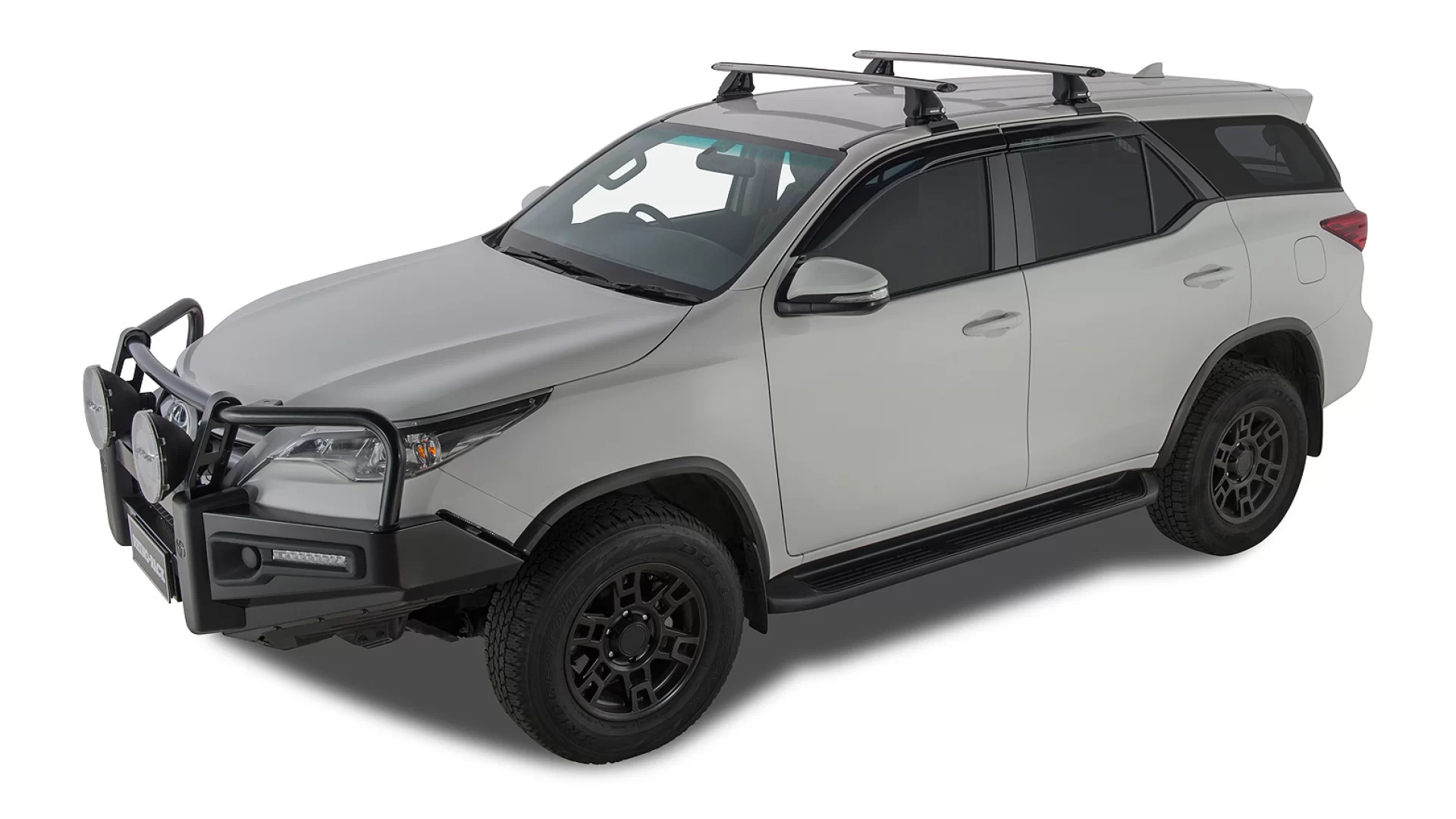 Vortex 2500 Silver 2 Bar Roof Rack | Rhino-Rack