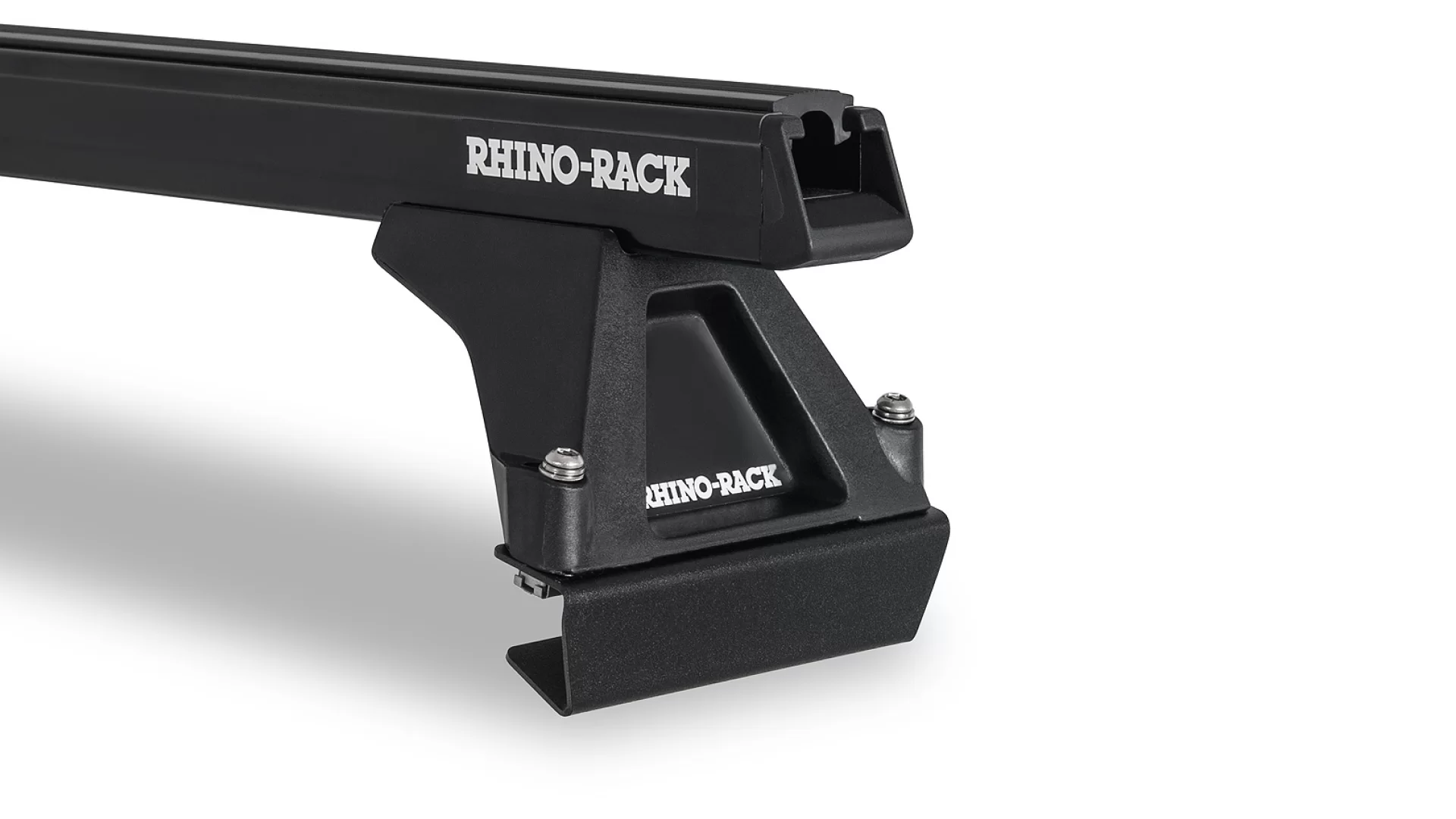 Rhino Rack JA8023 - Heavy Duty RLTF Black 1 Bar Roof Rack for ISUZU N-Series 2dr 2dr Truck from 1986