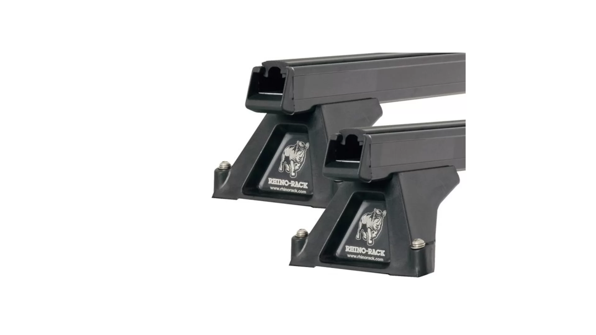 Rhino Rack JA6429 Heavy Duty RLTF Black 2 Bar Roof Rack for LDV V80 2dr LWB Hi Roof with Bare Roof (2013 onwards)