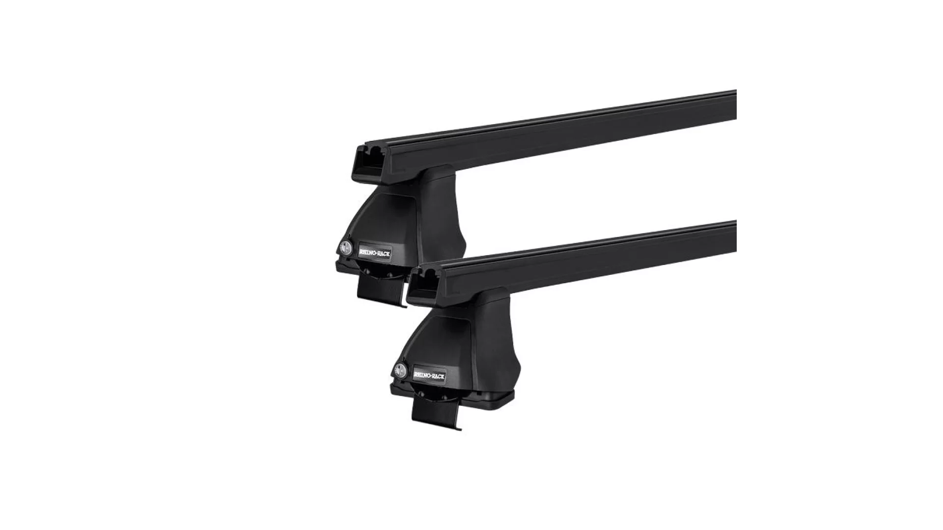 Rhino Rack JA0190 Heavy Duty 2500 Black 2 Bar Roof Rack for CHEVROLET Silverado 4dr Ute with Bare Roof (2007 to 2013)