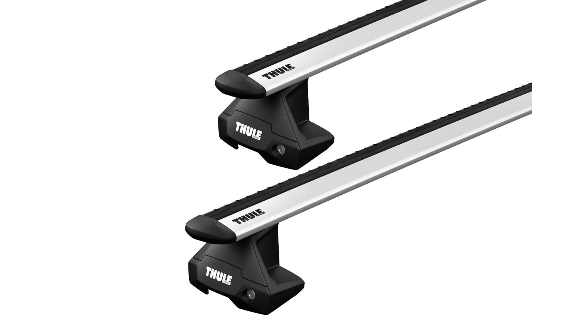 Thule WingBar Evo Silver 2 Bar Roof Rack for MINI Cooper 5dr Hatch with Bare Roof (2014 onwards)