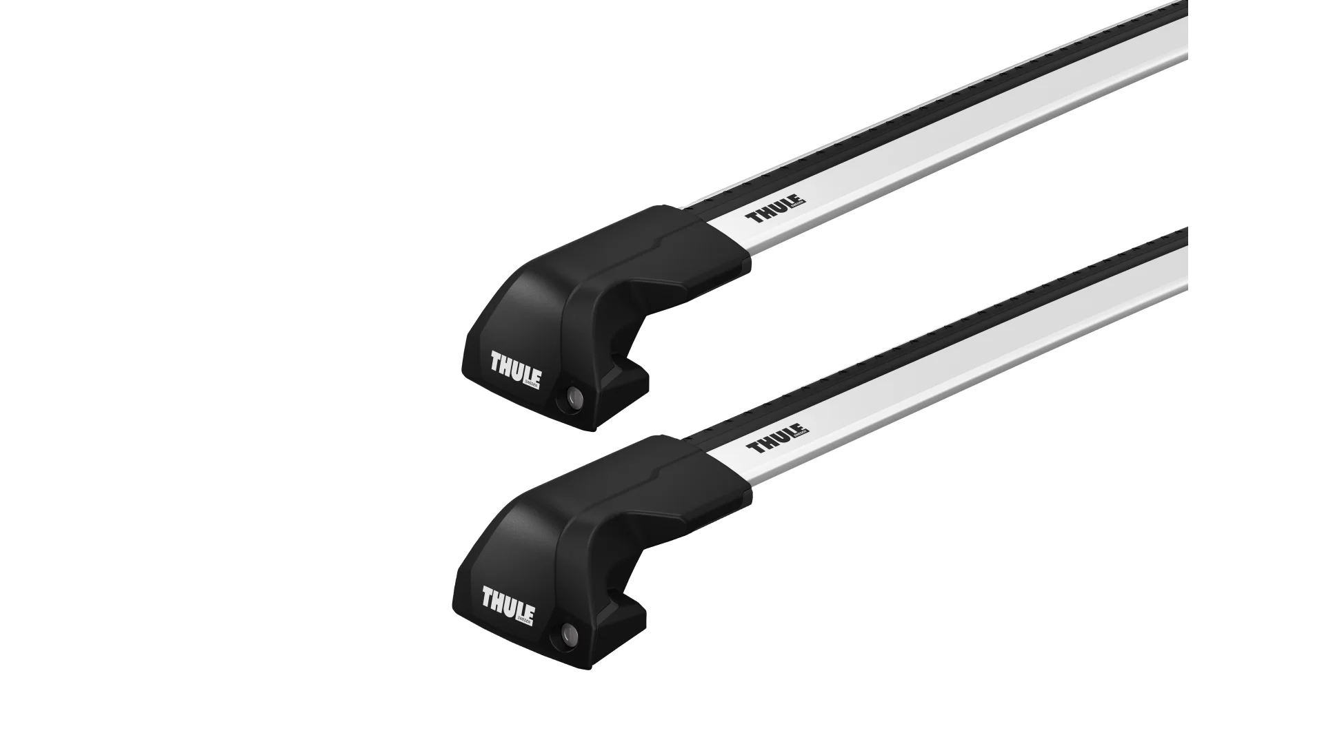 Thule 7206 WingBar Edge Silver 2 Bar Roof Rack for Haval Jolion 5dr SUV with Flush Roof Rail (2021 onwards) - Flush Rail Mount