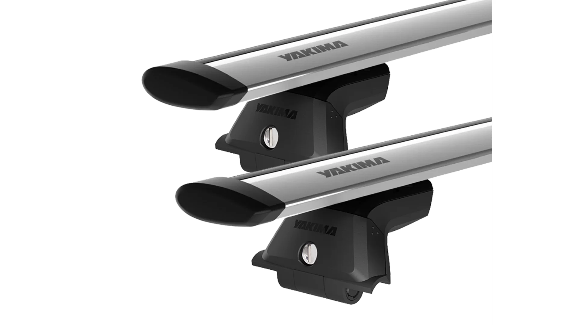 Yakima JetStream Silver 2 Bar Roof Rack for Alfa Romeo Tonale 5dr SUV with Bare Roof (2023 onwards) - Factory Point Mount