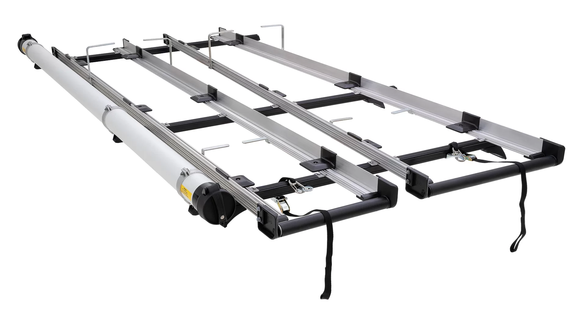 Rhino Rack JC-00857 - Multislide Double 3.0m Ladder Rack System with Conduit for TOYOTA Hiace 2dr LWB Low Roof from 2005