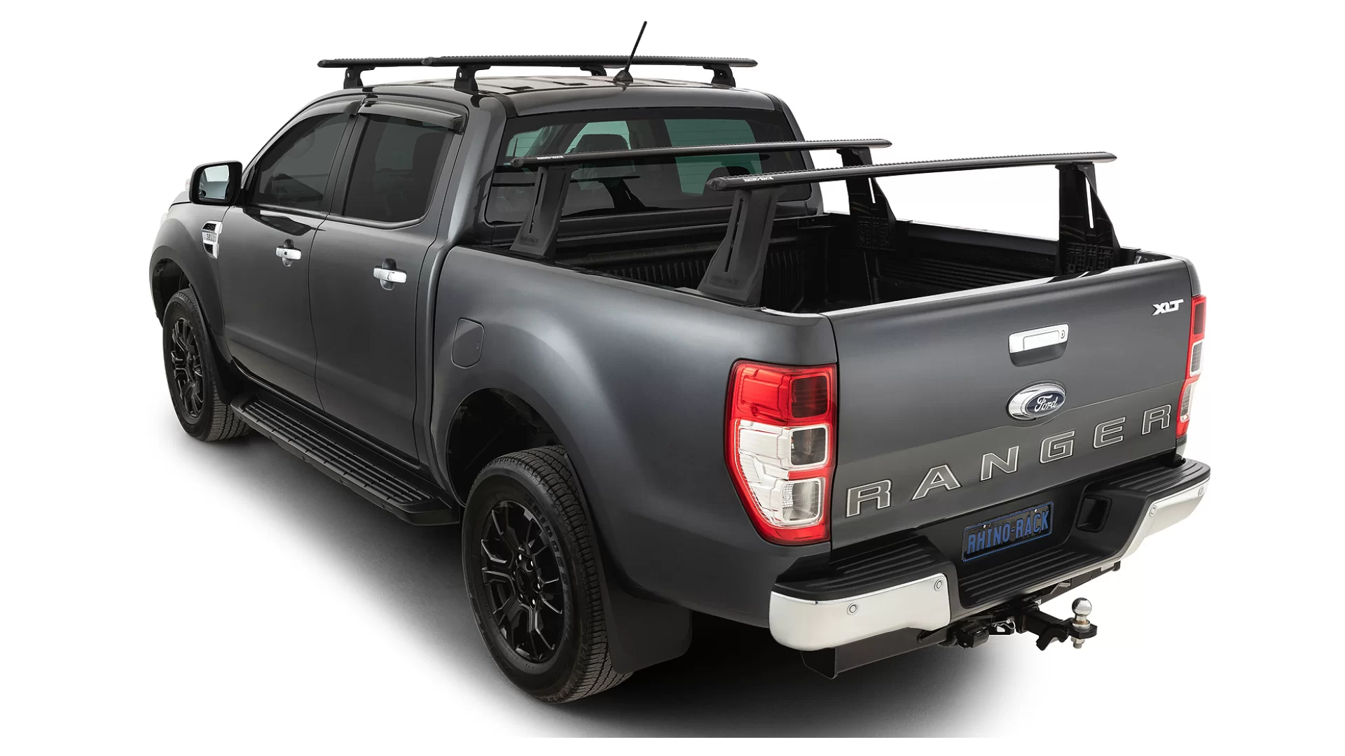 Rhino Rack JC-01583 Reconn-Deck 2 Bar Vortex Ute Tub System for Ford Ranger PX/PX2/PX3 4dr Ute Dual Cab 2011 - 2022