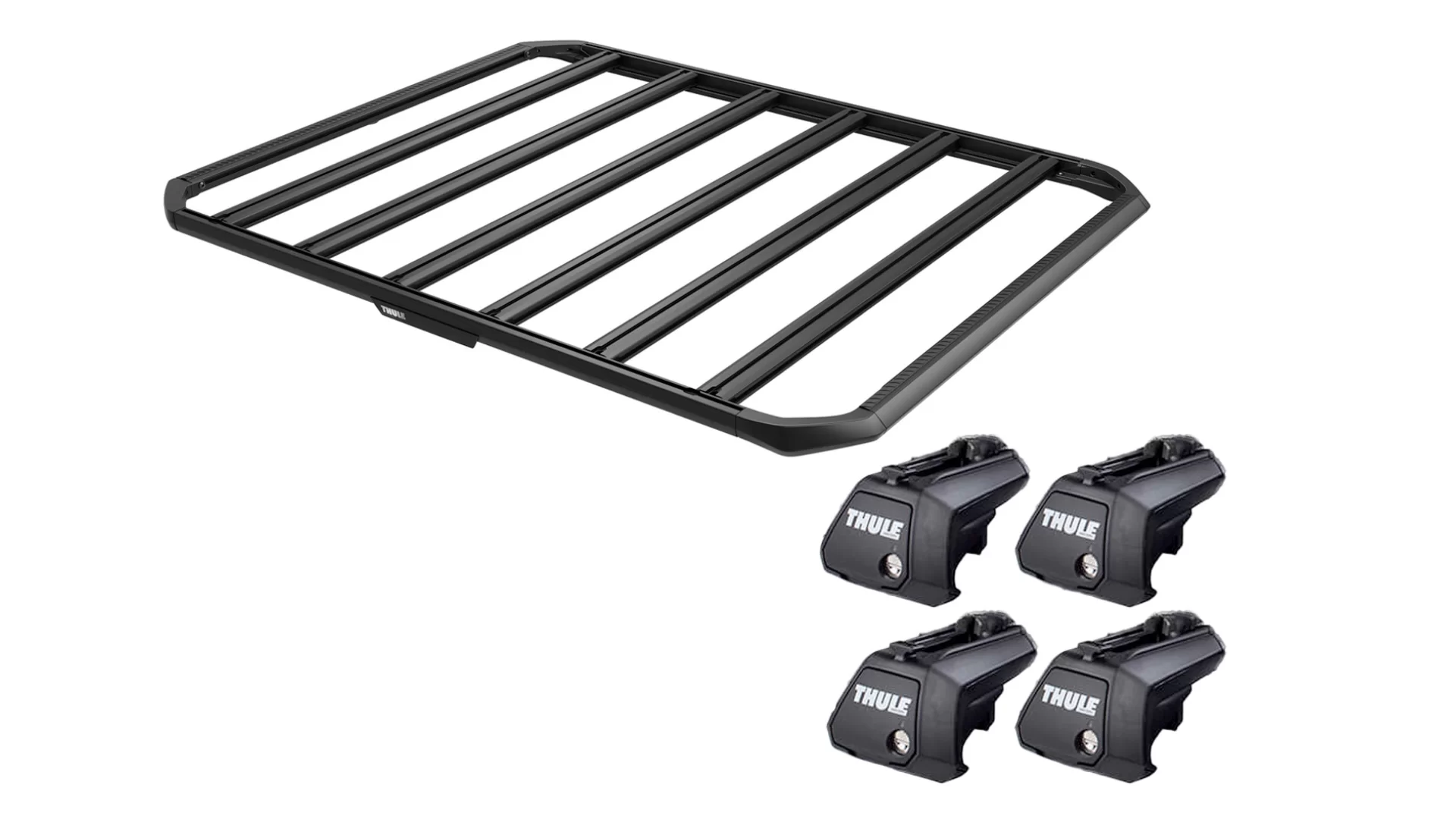 Thule 7104 Caprock M (1500 x 1500mm) Platform for Seat Ateca 5dr SUV with Raised Roof Rail (2016 onwards) - Raised Rail Mount