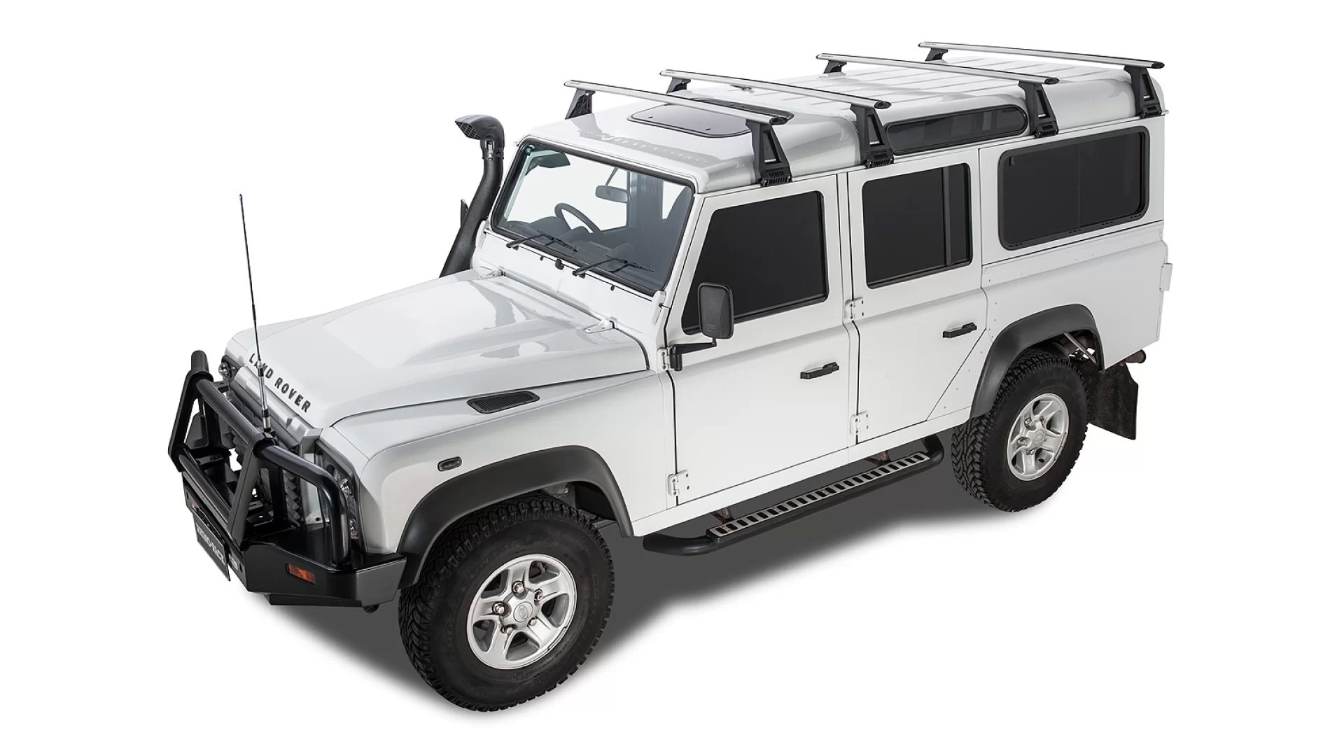 Vortex RL210 Silver 4 Bar Roof Rack | Rhino-Rack
