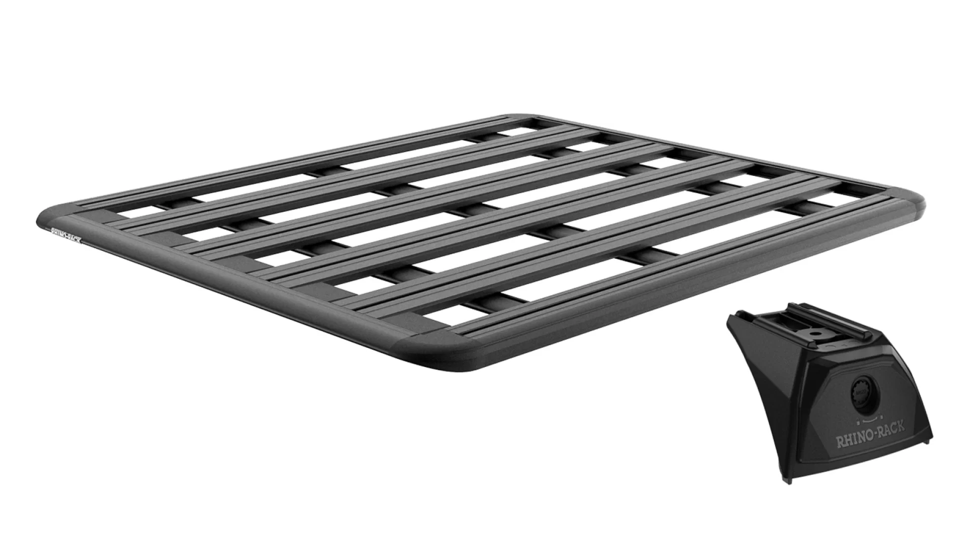 Rhino Rack JC-03613 Pioneer 6 Platform (1300mm x 1240mm) with RX300H legs for Isuzu D-Max LS-M/LS-U/SX 4dr Ute with Bare Roof (2008 to 2012) - Factory Point Mount