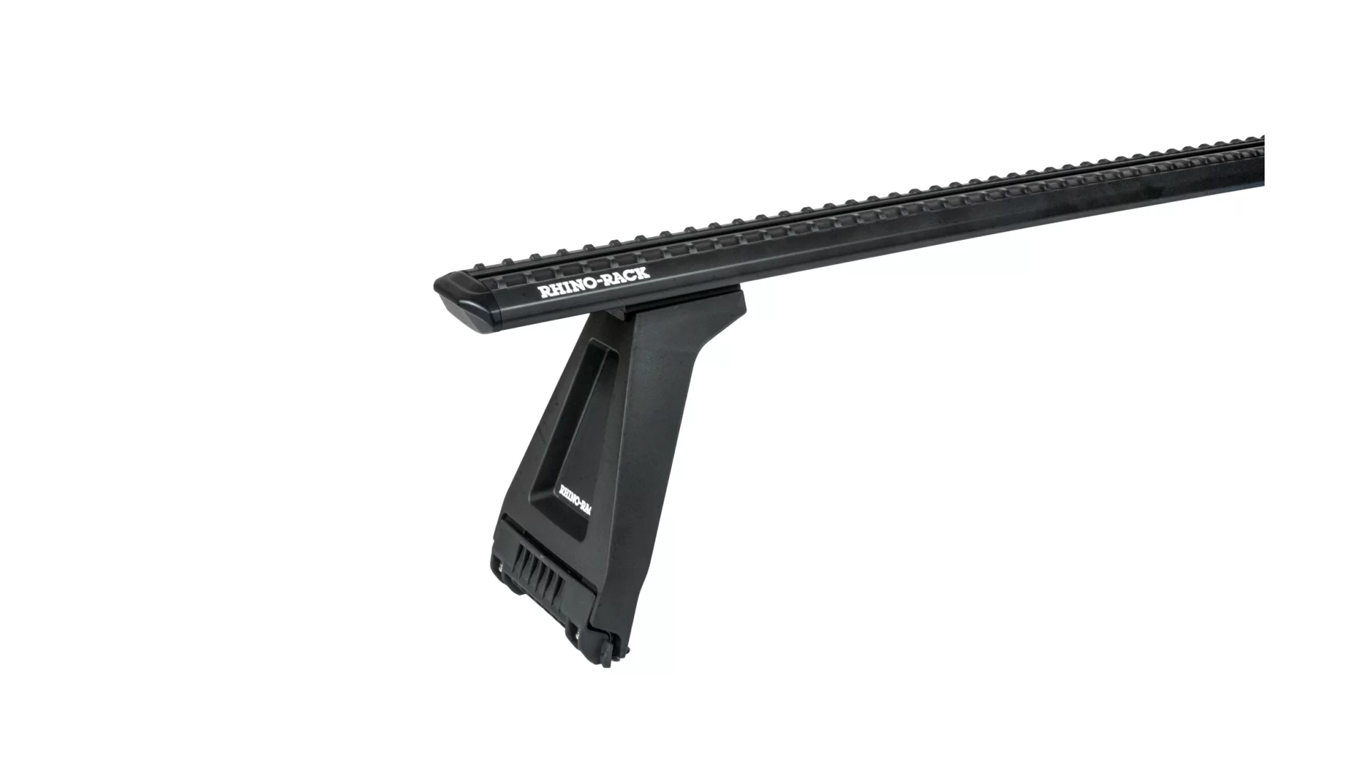 Rhino Rack JC-05027 Sportz RL210 Black 1 Bar Roof Rack for Land Rover Defender 110-130 2dr Ute with Rain Gutter (1990 to 2020) - Gutter Mount