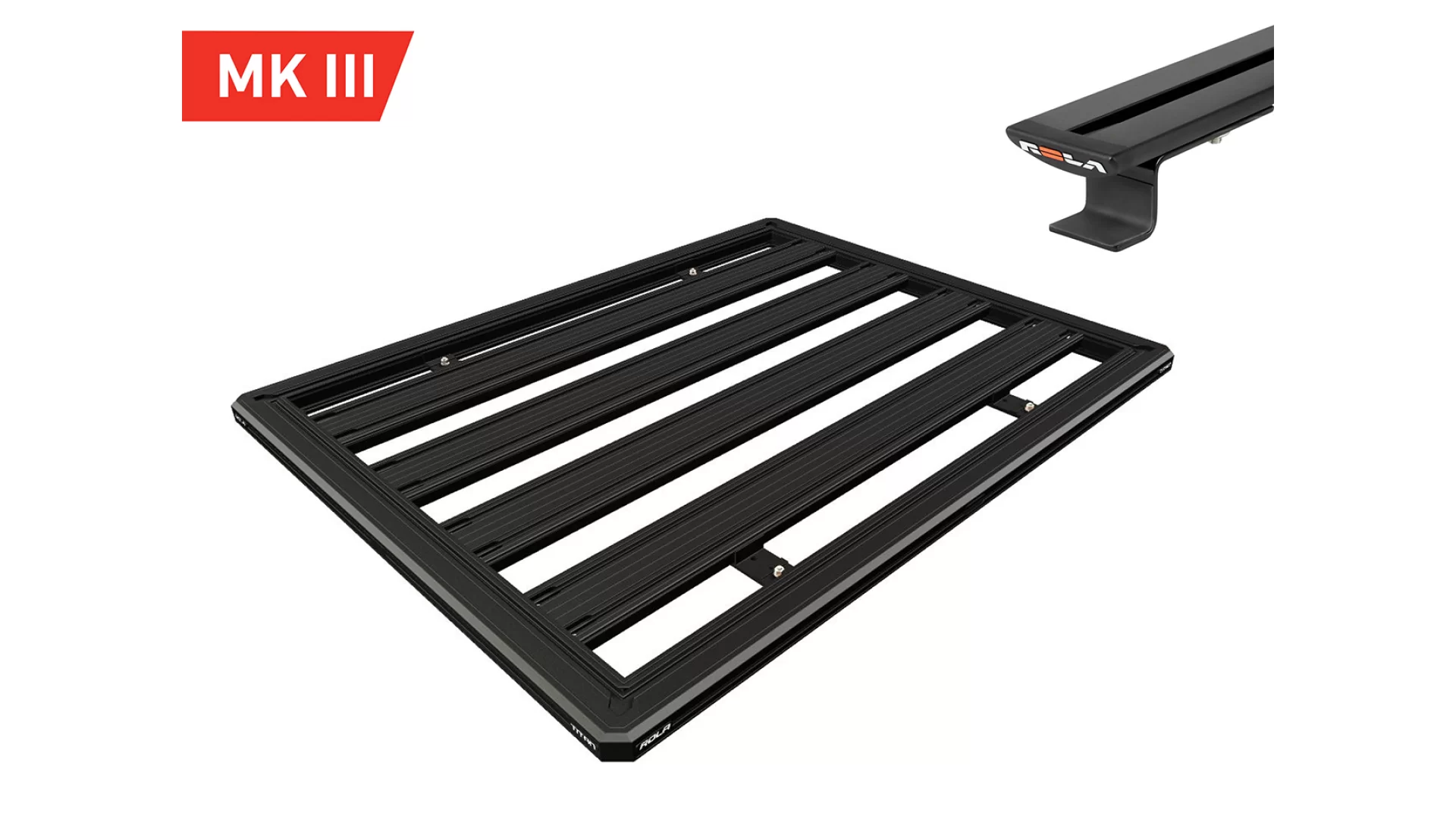 Rola Titan Tray MKIII 1200mm x 1200mm with mounts for Haval H2 5dr SUV with Flush Roof Rails (06/2015 - On)