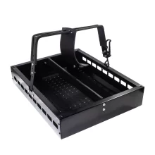 Tracklander Double Jerry Can Holder - Holds Steel or Red Plastic 20L Jerry Cans - TLRDJCH