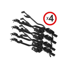 Thule ProRide 598 black roof mounting bike carrier x 4 with matching locks (598002)