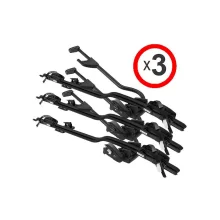 Thule ProRide 598 black roof mounting bike carrier x 3 with matching locks (598002)